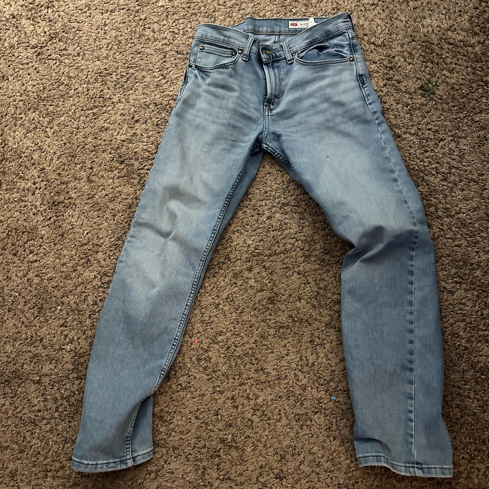 Wrangler Light Blue Slim Straight Jeans 30x32